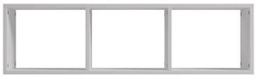 Επιτοίχια ραφιέρα Mikoro σε λευκή απόχρωση 90x22x25.6εκ 90x22x25.6 εκ.
