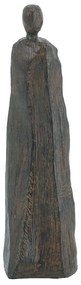 Artekko Body Διακοσμητικός Γλυπτό Ανθρώπου Ρητίνη Καφέ (10x8.2x35)cm