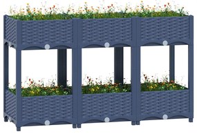 vidaXL Ζαρντινιέρα 120 x 40 x 71 εκ. από Πολυπροπυλένιο