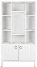 Ράφια DKD Home Decor Λευκό Μέταλλο Ξύλο από Μάνγκο 90 x 40 x 180 cm