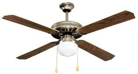 Ανεμιστήρας Οροφής Φ130 AC 60W Deco 02-00103 E27 LINEME-02-00103-8-Μπρονζέ 02-00103-8