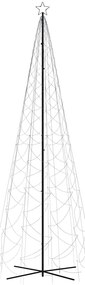 vidaXL Χριστουγεννιάτικο Δέντρο Κώνος 1400 LED Μπλε 160 x 500 εκ.