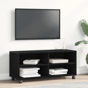 vidaXL Κονσόλα Τηλεόρασης Μαύρη 90x35x35 εκ Επεξεργασμένο Ξύλο