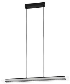 Eglo Bucita Μοντέρνο Κρεμαστό Φωτιστικό Ράγα με Ενσωματωμένο LED σε Μαύρο Χρώμα 39901