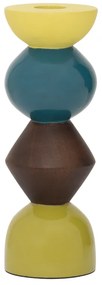 Κηροπήγιο Signe - Mango Wood 6.5 x 6.5 x 19 CM Urban Nature Culture Amsterdam