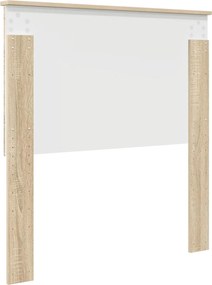 vidaXL Κεφαλάρι με κεφαλάρι Δρύς Sonoma 90 cm Επεξεργασμένο ξύλο