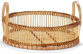 Δίσκος Σερβιρίσματος Bamboo AH-MS21504 Φ35x15cm Natural Andrea House Bamboo