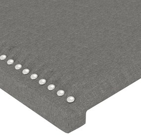 vidaXL Κεφαλάρια Σκ. Γκρι 144x5x78/88 εκ. Ύφασμα