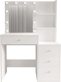 Τουαλέτα Μακιγιάζ Λευκό GEPRO 69.4x40x135