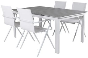 Σετ Τραπέζι και καρέκλες Dallas 690, Polyξύλο, 52 kg, Μέταλλο, Ύφασμα | Epipla1.gr