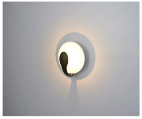 Απλίκα Φωτιστικό Τοίχου LED 6W 3000K Αλουμίνιο Luma Lighting-123-01451-17-black-Μαύρο 123-01451-17-black
