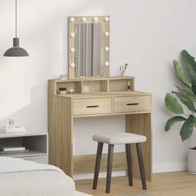 vidaXL Τραπέζι περιποίησης Καφέ 79 x 41 x 140 εκ. Επεξεργασμένο ξύλο