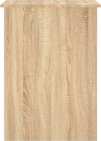 vidaXL Γραφείο Sonoma Δρυς 100 x 55 x 75 εκ. από Επεξεργασμένο Ξύλο