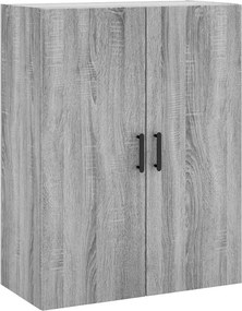 vidaXL Ντουλάπι Γκρι Sonoma 69,5 x 34 x 180 εκ. Επεξεργασμένο Ξύλο