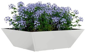 vidaXL Κηπάκι Μπολ Γλάστρες 5 τεμάχια 50x50x15 εκ Γαλβανισμένο Ατσάλι.