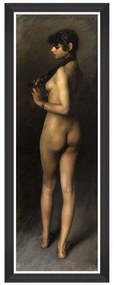 Κάδρο Egyptian Girl FA13416 50x150cm Multi MindTheGap Κάθετοι Wood