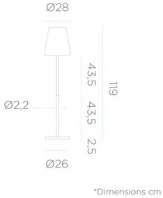 Επιδαπέδιο Φωτιστικό LED IP65 RGBW Lola Slim 120 New Garden LUMLLS120GESSNW Γκρι