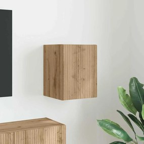 vidaXL Ντουλάπι Τηλεόρασης Τοίχου 30 x 31 x 40 εκ. Επεξεργασμένο ξύλο