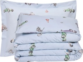 Παπλωματοθήκη Μονή (Σετ 160x240) Das Home Kids 4993 Blue