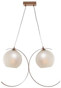 Φωτιστικό Κρεμαστο Aca DCR17502P IPARELLE Χρυσό Χρώμα (Gold Coloured)