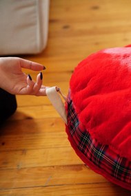 Διακοσμητικό Μαξιλάρι Κόκκινο PELUS 51x51x18