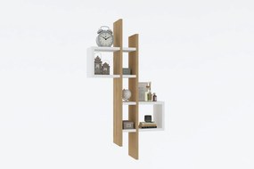 Wall Shelf Emse - Sapphire Oak, White Sapphire Oak
White