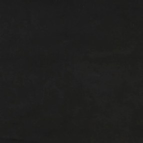 Πλαίσιο Κρεβατιού με Κεφαλάρι Μαύρο 180x200 εκ. Βελούδινο - Μαύρο