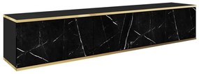 Έπιπλο Τηλεόρασης Κρεμαστό Oro P_ORO_BTVm 175x30x32cm Marble Anthracite