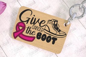 Σετ των 3 Intra απο ξύλο plywood 3mm-4mm πάχος Μπρελόκ Ευαισθητοποίησης για τον Καρκίνο | Νικητής Καρκίνου Δίασταση 6x6 cm INTRAFABR-111796430