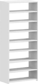 Παπουτσοθήκη Goya Megapap χρώμα λευκό 70x30x160εκ.