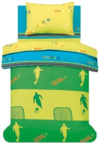 Makis Tselios Home Goal Σετ Σεντόνια Μονά με Λάστιχο 105x200+20cm