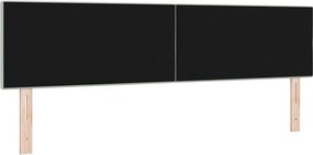 vidaXL LED κεφαλάρι με LED ταινίες φωτός Ανοιχτό γκρι 180 cm Βελούδο