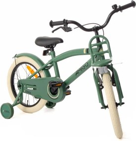 2Cool 16 Inch 26 cm Boys Coaster Brake Green