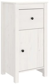 vidaXL Ντουλάπι Λευκό 40x35x80 εκ. από Μασίφ Ξύλο Πεύκου