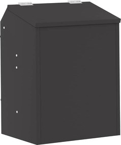 vidaXL Ταΐστρα Χαμστεριών Μαύρο 64.5 x 25.5 x 45.5 εκ.