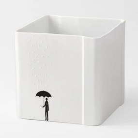 Διακοσμητικό Μπωλ Umbrella RD0017130 13x13x13cm White Raeder Πορσελάνη