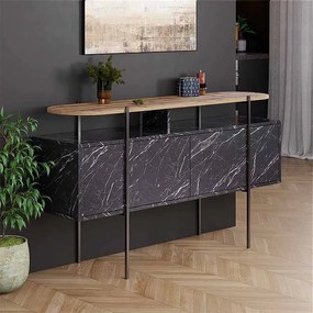 ΜΠΟΥΦΕΣ HANLEY MEGAPAP ΧΡΩΜΑ ΜΑΥΡΟ ΕΦΕ ΜΑΡΜΑΡΟΥ 150X38X86,2ΕΚ.