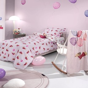 Σεντόνια Παιδικά Με Λάστιχο Pet (Σετ 3τμχ) Fuchsia Saint Clair Single 100x228cm 100% Cotton