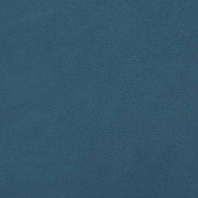 vidaXL Κεφαλάρι με Πτερύγια Σκούρο Μπλε 147x16x78/88 εκ. Βελούδινο