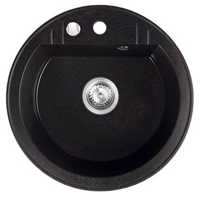 Νεροχύτης κουζίνας γραφίτη DRGM1/51BA FERRO Ø51cm (Κατόπιν παραγγελίας 30 ημέρες) - DRGM1.51BA