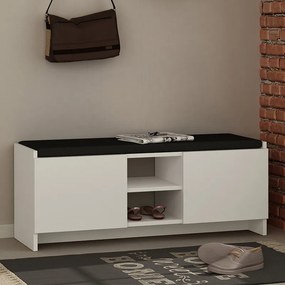 Παπουτσοθήκη Zulla Megapap χρώμα λευκό 110x37x43εκ.