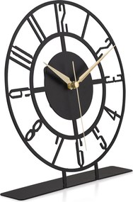 Διακοσμητικό Ρολόι Μαύρο BUNELLA 25x1,5x23