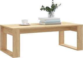 vidaXL Τραπεζάκι Σαλονιού Sonoma Δρυς 102 x 50 x 35 εκ. Επεξεργ. Ξύλο