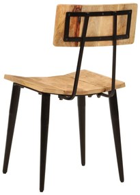 vidaXL Καρέκλες Τραπεζαρίας 2 τεμ. 44 x 40 x 80 εκ. Μασίφ Ξύλο Μάνγκο