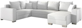 Γωνιακός καναπές Elsa-Δεξιά-Λευκό