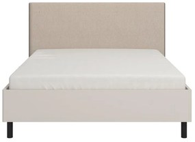 Επενδυμένο Κρεβάτι SERDICA 180 Διπλό Cashmere με Μπέζ Ύφασμα 180x200εκ. 211x214x115 εκ.