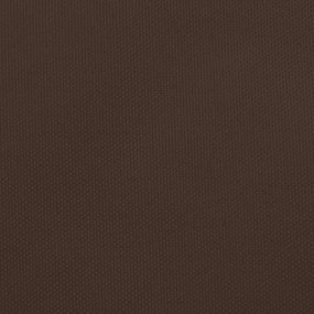 vidaXL Πανί Σκίασης Τρίγωνο Καφέ 3/5x4 μ. από Ύφασμα Oxford