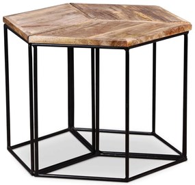 vidaXL Τραπεζάκι Σαλονιού 56 x 48 x 40 εκ. από Μασίφ Ξύλο Μάνγκο