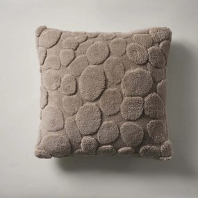 Διακοσμητική Μαξιλαροθήκη Fleece (43x43) Gofis Home Drusilla Sesame Beige 168/06