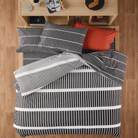 Σεντόνια Lark 30 (Σετ 3τμχ) Black Kentia Single 160x270cm 100% Cotton